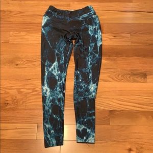 ALTAR EGO Blue Marble Leggings